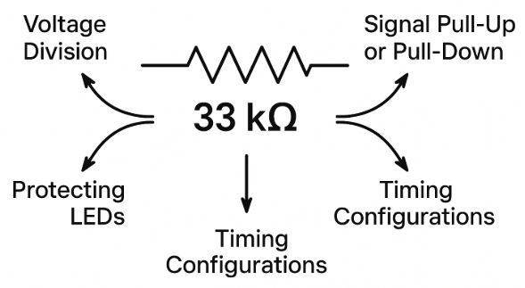  Function of a 33k Ohm Resistor in Electronic Circuits
